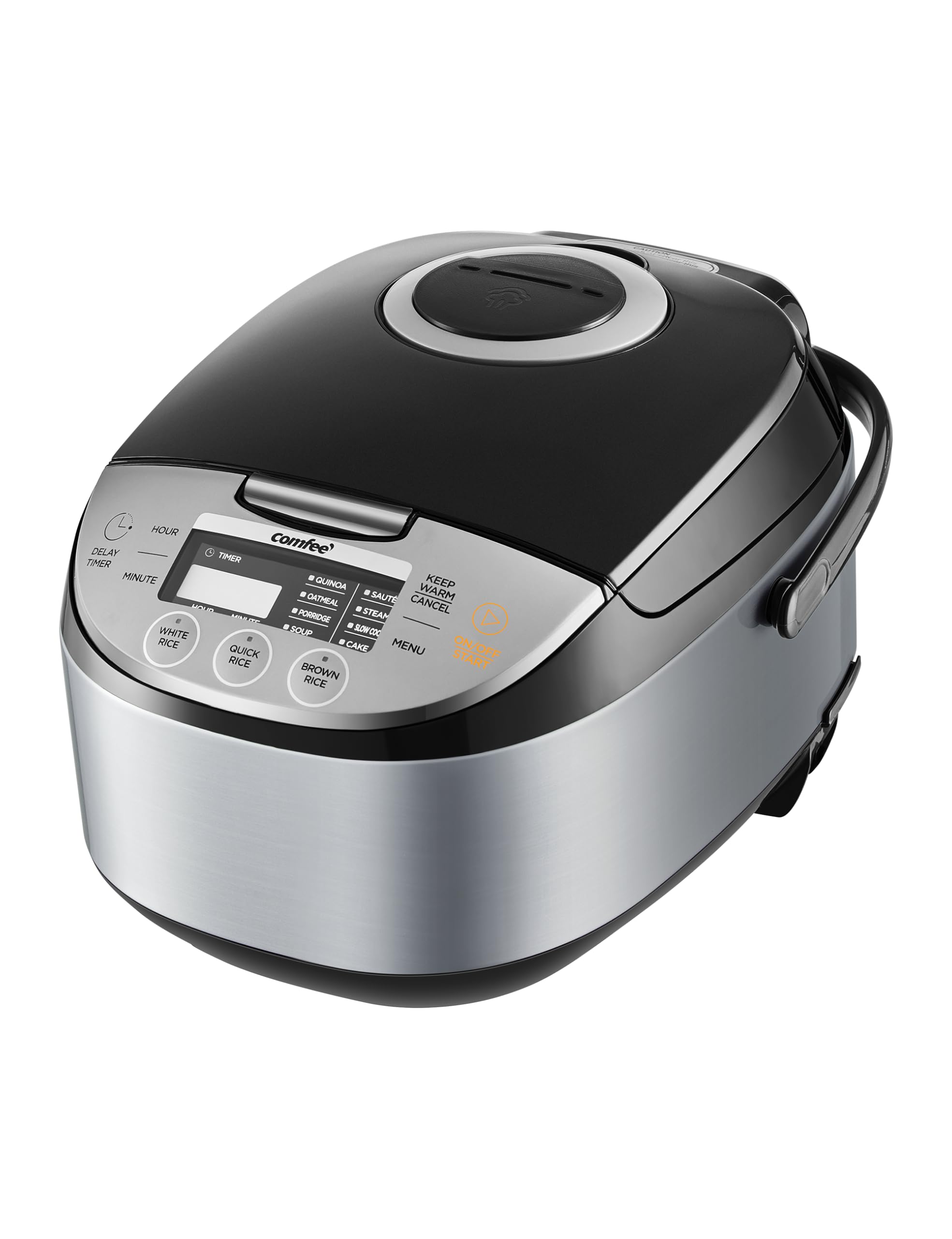 COMFEE' Rice Cooker 12 Cups Cooked/6 Cups Uncooked, Portable Non-Stick ...