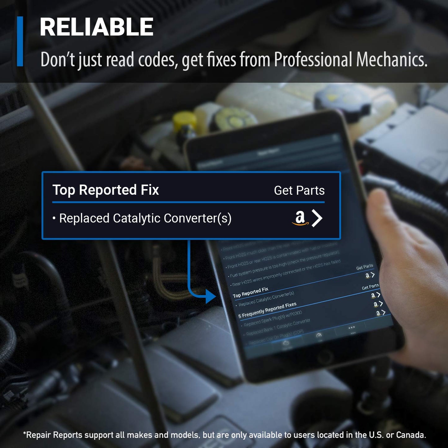 BlueDriver Bluetooth Pro OBD2 Car Scan Tool and Code Reader - Check Engine Light Vehicle Scanner for iPhone & Android