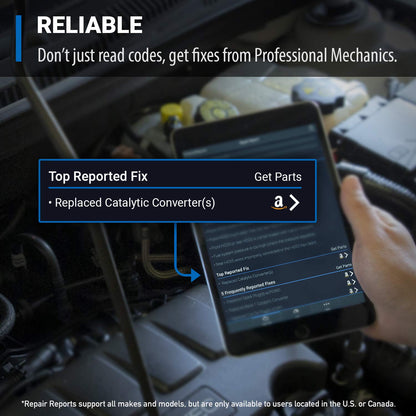 BlueDriver Bluetooth Pro OBD2 Car Scan Tool and Code Reader - Check Engine Light Vehicle Scanner for iPhone & Android