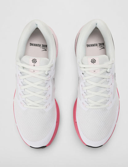 Nike Women's Run Swift 3 Road Running Shoes, White/Black-Pearl Pink-Peony, 9
