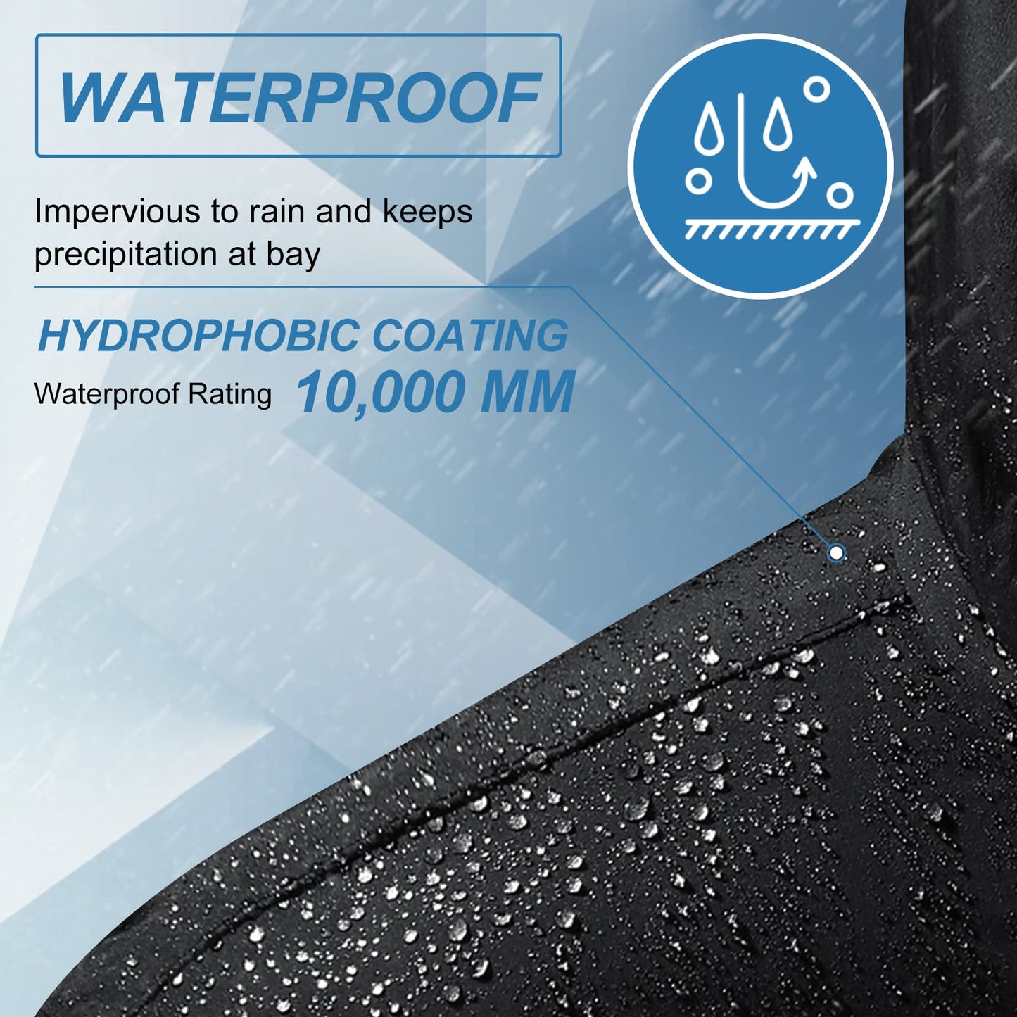 CAMEL CROWN Men's Mountain Snow Waterproof Ski Jacket Detachable Hood Windproof Fleece Parka Rain Jacket Winter Coat Black XX-Large