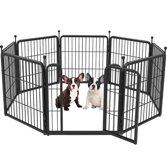 FXW Rollick Dog Playpen for Yard, RV Camping│Patented, 24 inch 8 Panels