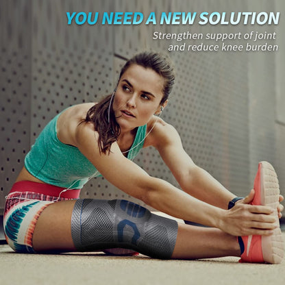 NEENCA Professional Knee Brace for Pain Relief, Medical Knee Compression Sleeve, Knee Support with Horizontal Knit Tech for Meniscus Tear, ACL, Arthritis, Joint Pain, Runner, Workout