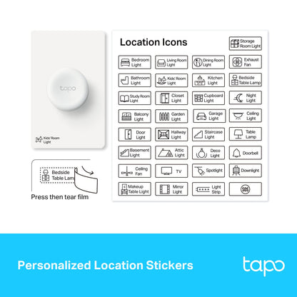 TP-Link Tapo Smart Button | Wireless Remote Dimmer Switch | 3-Way Control | Tap & Rotate | Tapo HUB Required | 1+ Year Battery Life