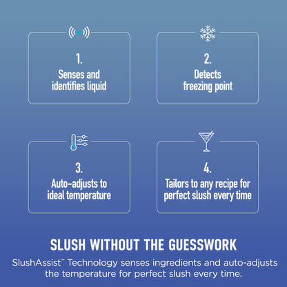 Ninja SLUSHi Max | XXL Smart Frozen Drink Maker | Exclusive Smart Technology | Party-Sized 150oz Capacity | No Ice Needed | 6 Programs | Perfect Temp & Texture up to 12 hours | Peach | FS605