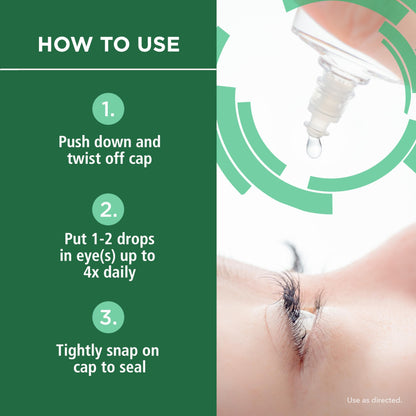 Rohto Cool Relief, Redness Reliever Lubricant Eye Drops, Relieves Redness, Prevents and Protects Further Irritation, Cools and Soothes Red, Dry, Itchy Eyes, Fast-Acting Formula, 0.4 fl oz (Pack of 3)