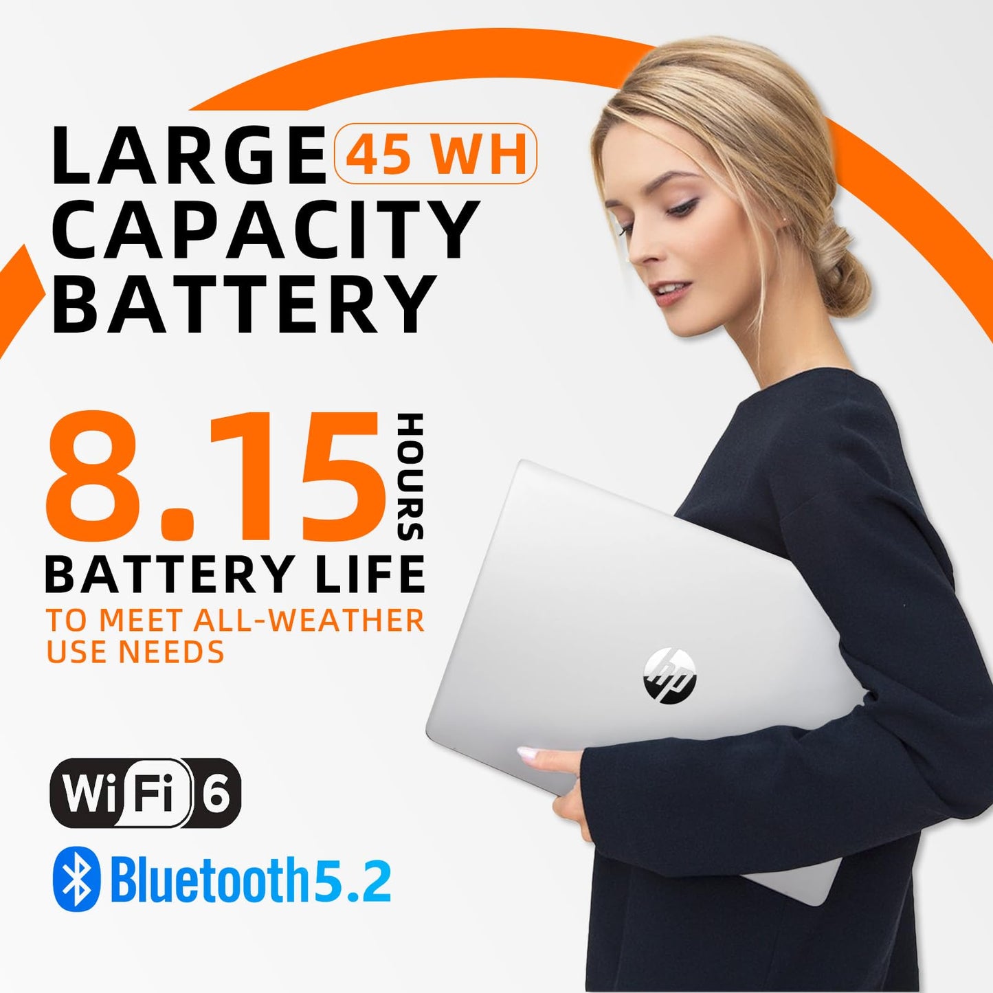 HP 17 inch Laptop for Business and Students, 17.3" FHD, AMD Ryzen 5 (Beats i7-1165G7), W/Copilot, Ms Office Pro, Wins 11 Pro, Numeric Keypad, WiFi 6 (64GB RAM | 2TB SSD)