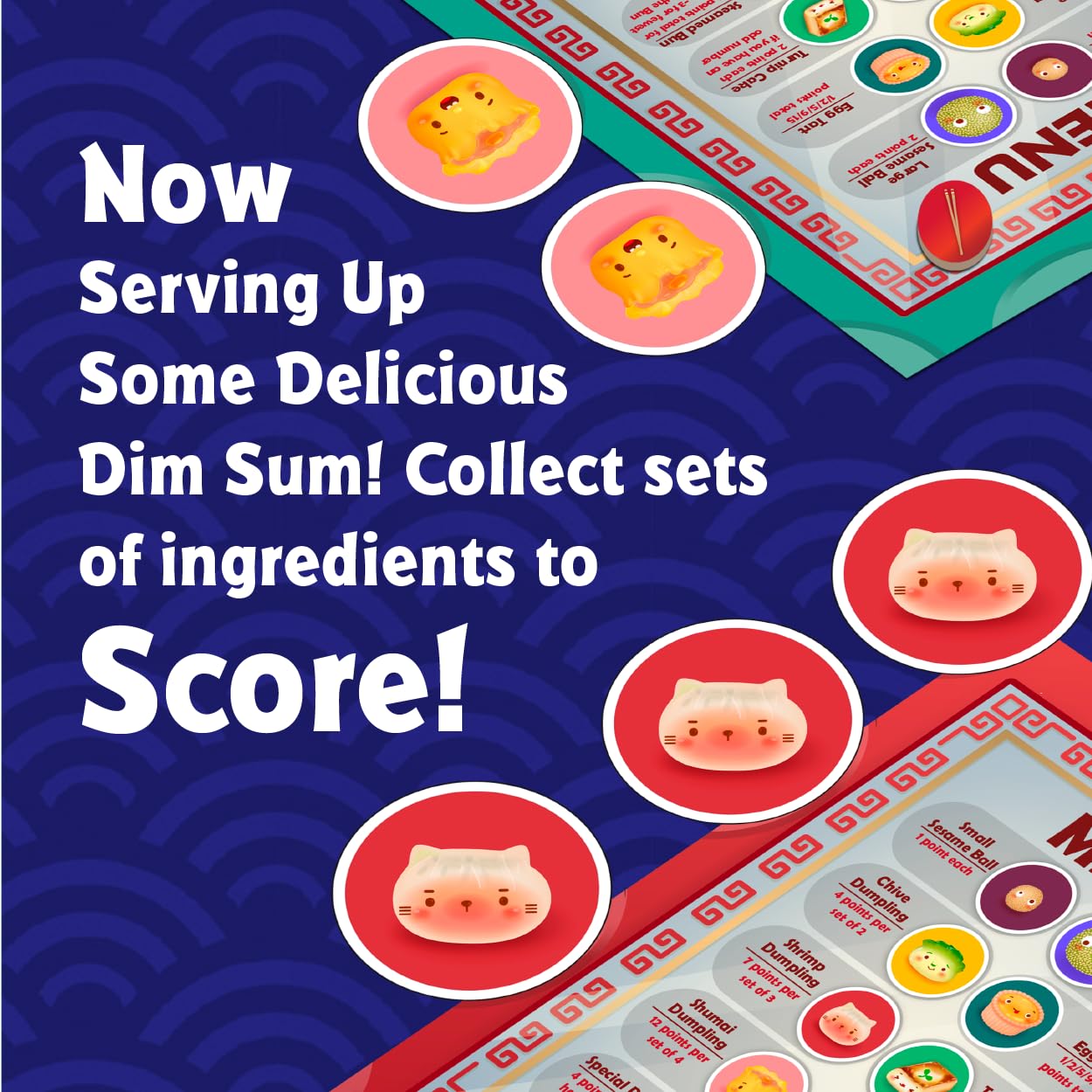 Gamewright - Sushi Go! - Spin Some for Dim Sum - The Spin, Pick and Score Board Game!