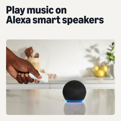 Amazon Basics Smart Dimmer Switch and Remote for Music and Routines, Compatible Echo Devices Required, Works with Alexa Only, No Wiring Required