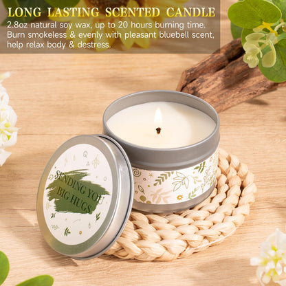 Self Care Gifts for Women, Get Well Gifts for Women, Sympathy Gift Baskets, Get Well Soon Care Package, Encouragement Inspirational Gift Baskets, Sending Hug (Ivory)