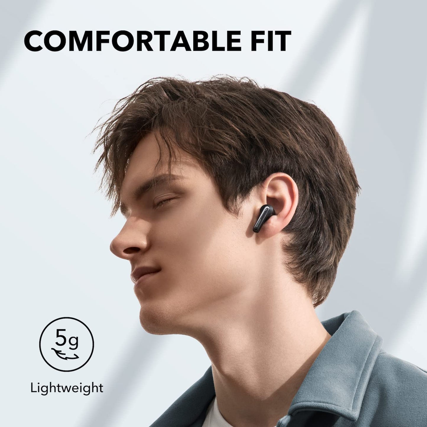 Soundcore Life P3i Hybrid Active Noise Cancelling Bluetooth Wireless Earbuds Black