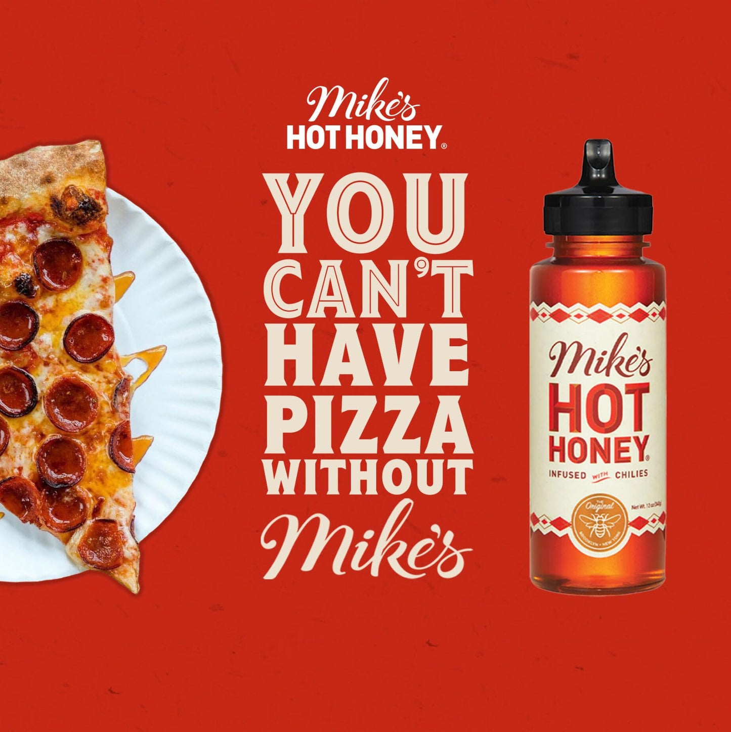 Mike's Hot Honey, Extra Hot, America's #1 Brand of Hot Honey, Spicy Honey Infused with Chili Peppers, Gluten-Free, Paleo-Friendly, Sweet Heat, Perfect for Hot Sauce Lovers (10oz Bottle, 1 Pack)