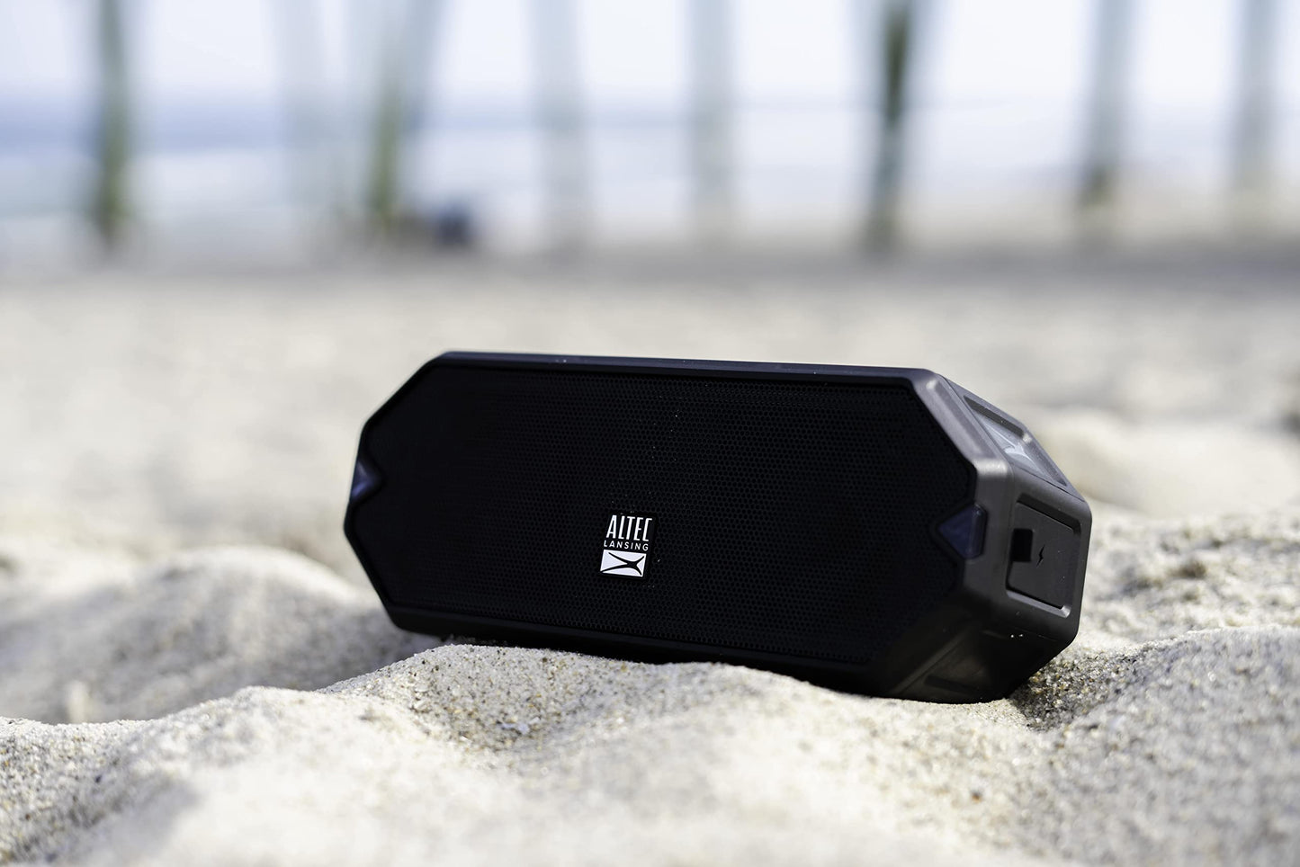 Altec Lansing - HydraJolt Wireless Bluetooth Speaker, Waterproof Portable Speakers with Built in Phone Charger and Lights, Everything Proof Outdoor, Shockproof, Snowproof, 16 Hours Playtime