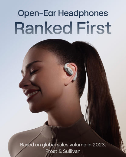 SHOKZ New OpenFit 2+ Open-Ear Headphones,Dolby Audio Enabled,Comfortable Earbuds with Soft Ear Hooks,48H Playtime,IP55 Water-Resistant,USB-C Fast Charging,Wireless Charging - Online Exclusive Purple