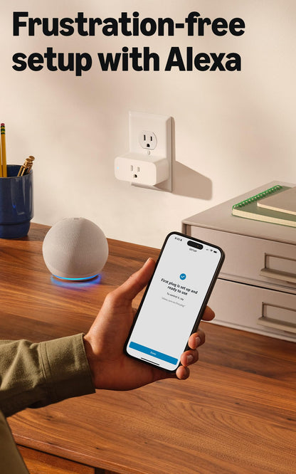 Amazon Smart Plug | Works with Alexa | Simple Setup, Endless Possibilities (2-Pack)