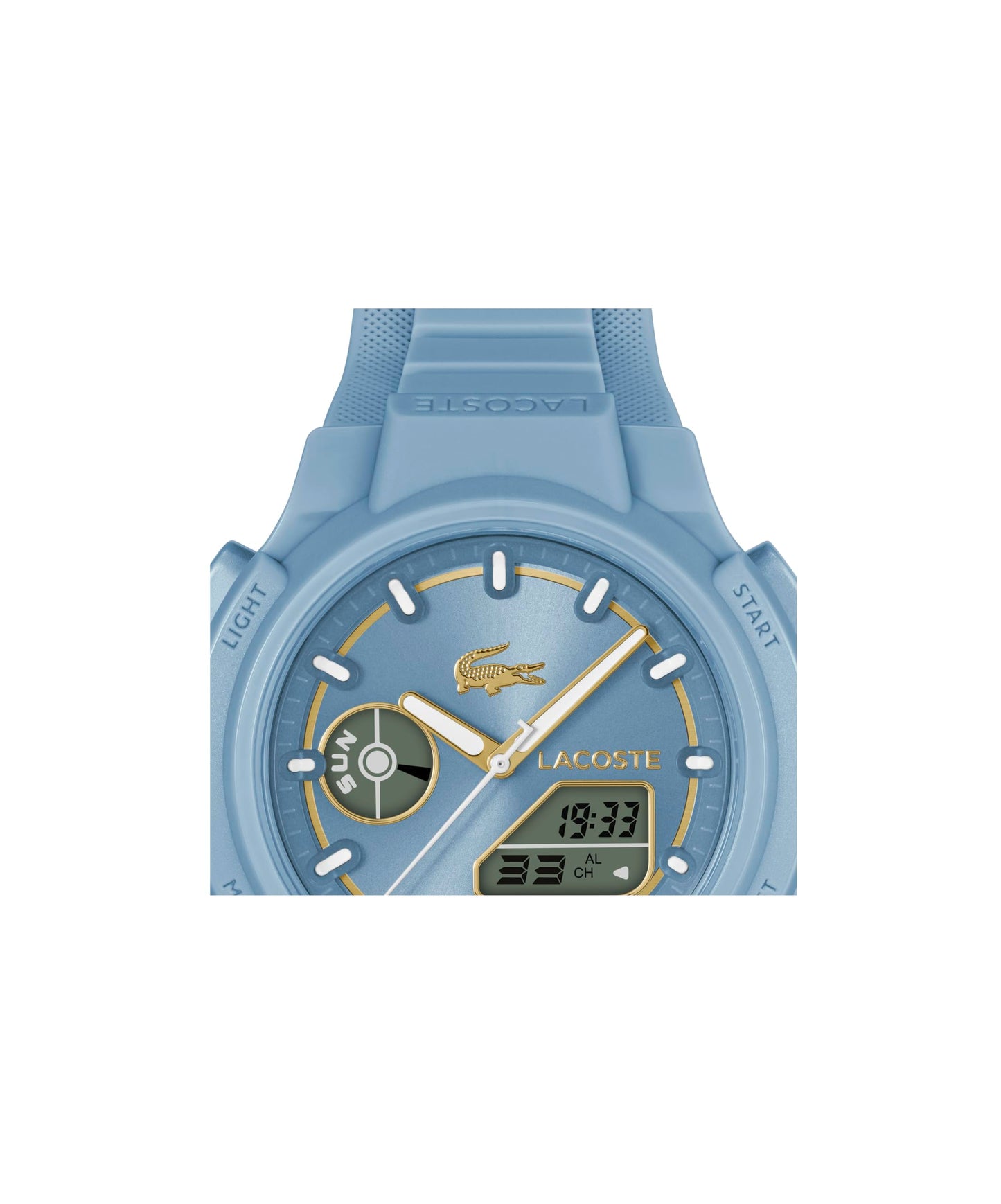 Lacoste LC33 Women's Analog Digital Watch, Silicone Strap, Contemporary, Sporty - Premium Fashion Timepiece - Gift for Her, 40mm