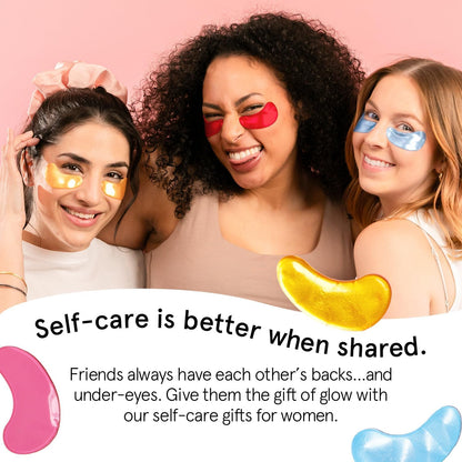 grace & stella Under Eye Patches (12 pairs) Eye Masks for Puffy Eyes and Dark Circles - Valentine Gifts for Women - Gifts for Wife, Bridesmaids, Birthdays, Bachelorette Party, Self Care - Vegan