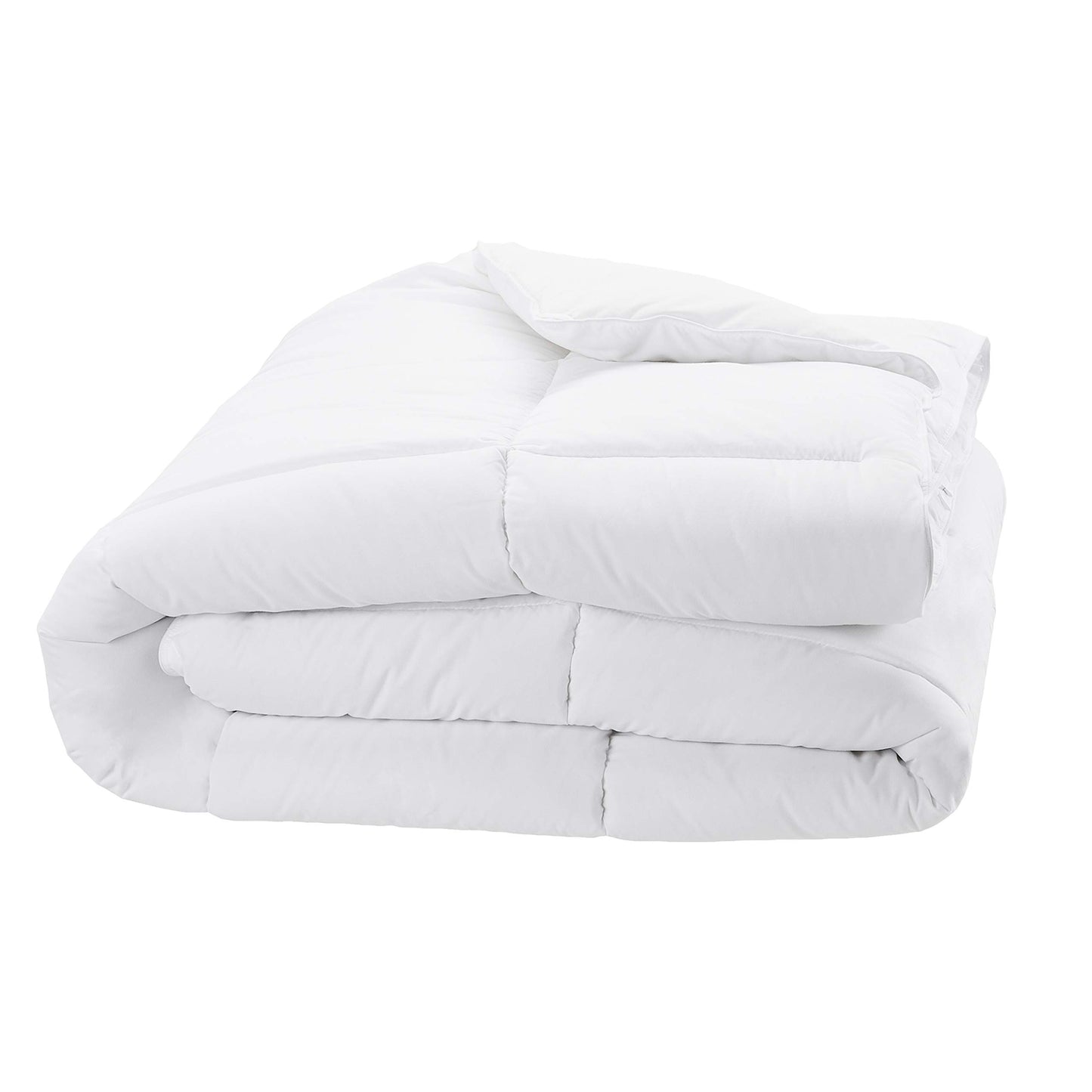 Amazon Basics White Down Alternative Comforter and Duvet Insert with Corner Tabs (Twin, Warm)