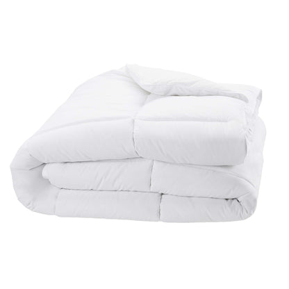 Amazon Basics White Down Alternative Comforter and Duvet Insert with Corner Tabs (Twin, Warm)