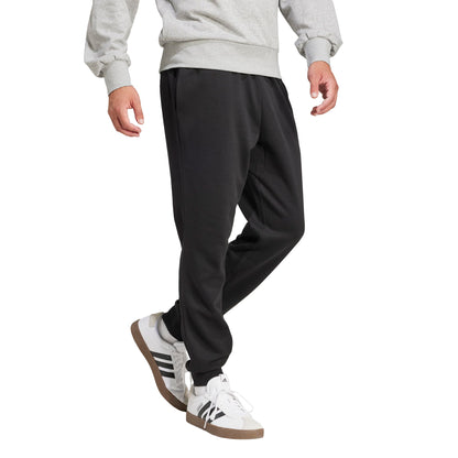 adidas Men's Essentials FeelCozy Fleece Pants, Black/White, 3X-Large/Tall
