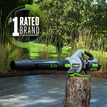 EGO Power+ LB7654 56-Volt 765 CFM Brushless Cordless Leaf Blower, 5.0Ah Battery, 320W Charger Included Plus Extra BA1400T 2.5Ah Battery