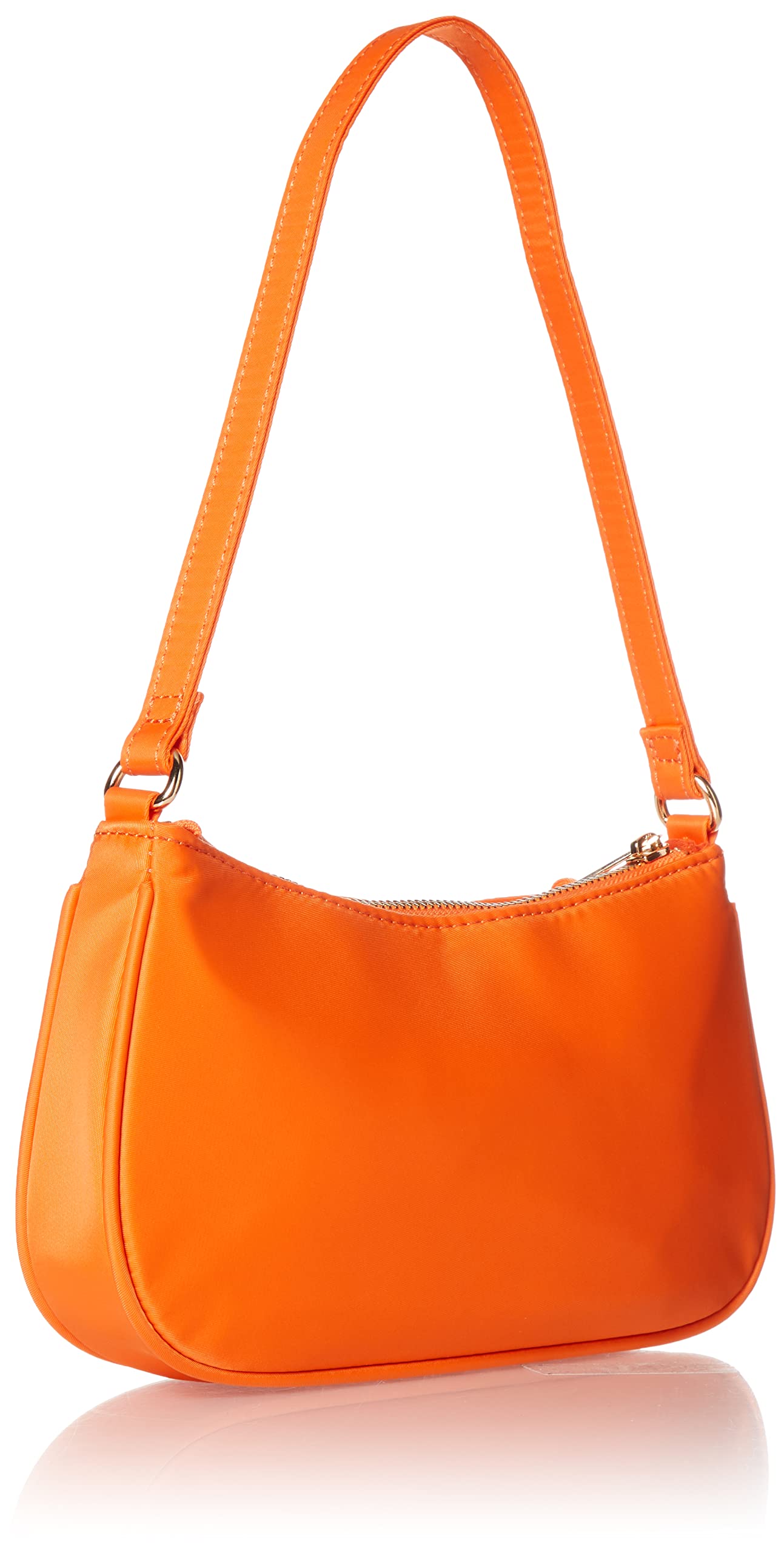 The Drop Women's Melanie Small Shoulder Bag, Fire Orange Nylon, One Size