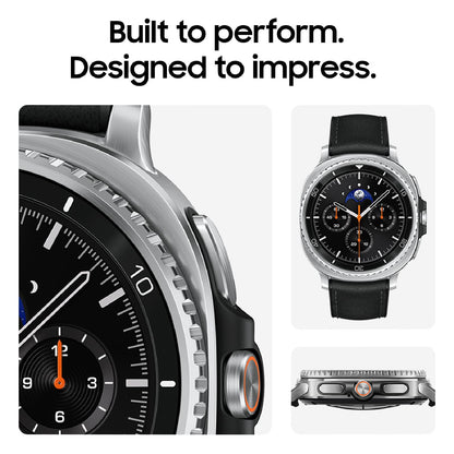 Samsung Galaxy Watch 8 Classic (2025) 46mm Bluetooth Smartwatch, Cushion Design, Rotating Bezel, Quick Button, Sleep Coaching, Running Coach, Energy Score, Black [US Version, 2 Yr Warranty]