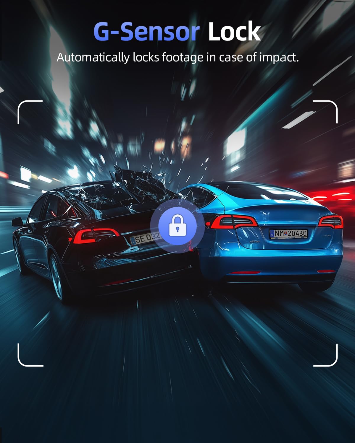 CIEVIE 4K Dash Cam Front and Rear, 64GB SD Card, 1.5” IPS Display Car Camera, 5Ghz WiFi+App Control, Night Vision, 24H Parking Mode, G-Sensor, WDR, 170° Wide Angle, 4K+1080P Dual Dash Camera for Cars