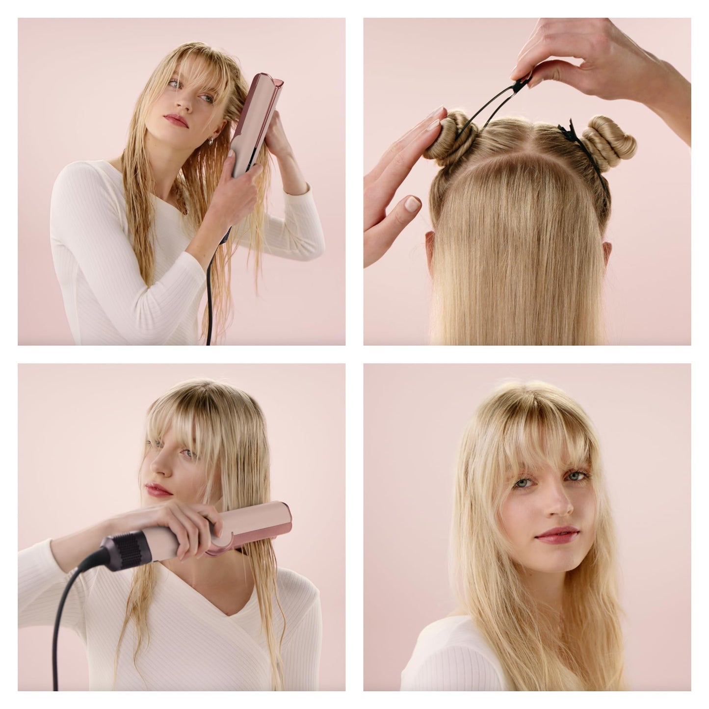 Dyson Airstrait™ Straightener, Wet to dry hair straightener, No heat damage, No hot plates, All hair types