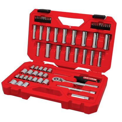 CRAFTSMAN Mechanics Tool Set, 3/8 Inch Drive, 61 Piece (CMMT45161)