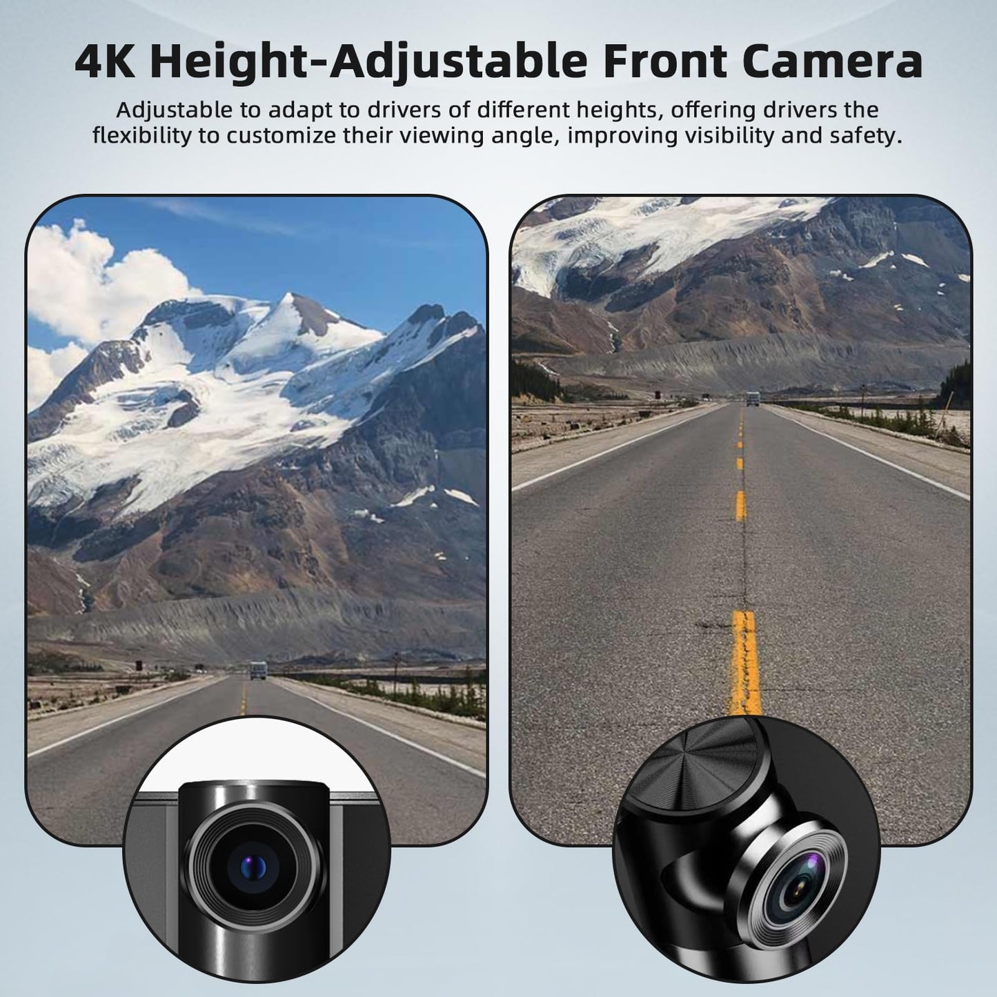 10.26 Inch Carplay Screen for Car, Portable CarPlay Screen with Wireless Carplay & Android Auto, 4K Dash Cam/1080P Backup Camera/GPS Navigation/Mirror Link/Bluetooth, Car Touch Screen with 64GB TF