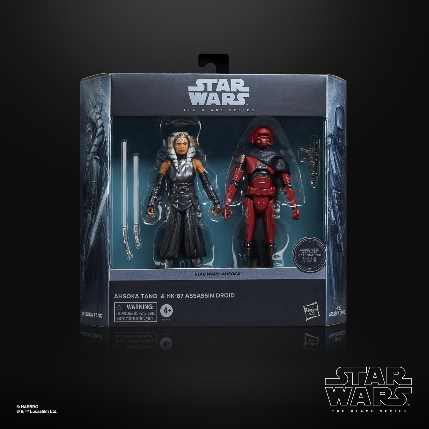 STAR WARS The Black Series Ahsoka Tano & HK-87 Assassin Droid, Ahsoka 6-Inch Action Figures, 2-Pack, Ages 4 and Up (Amazon Exclusive)