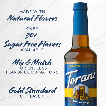 Torani Sugar Free Syrup, Variety Pack, 25.4 Ounce (Pack of 4)