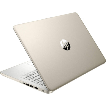 HP Touchscreen Laptop Computer, 4GB DDR4 RAM, 64GB eMMC, Intel Processor, 14 inch, WiFi 6, Bluetooth, Windows 11 Home S, Pale Gold