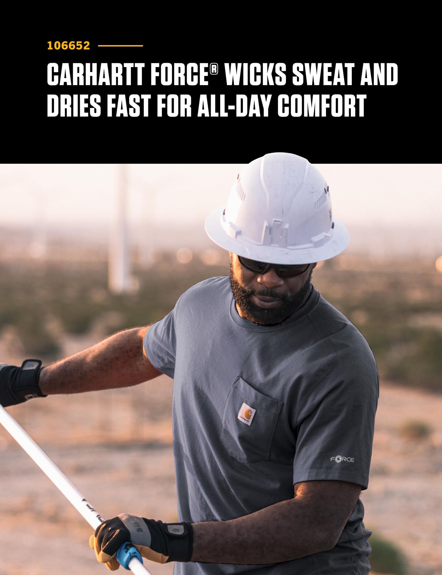 Carhartt Men's Force Relaxed Fit Midweight Short-Sleeve Pocket T-Shirt (Also Available in Big & Tall), Black