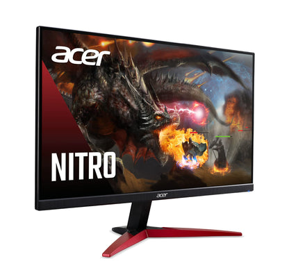 Acer Nitro KG241Y Sbiip 23.8” Full HD (1920 x 1080) VA Gaming Monitor | AMD FreeSync Premium Technology | 165Hz Refresh Rate | 1ms (VRB) | ZeroFrame Design | 1 x Display Port 1.2 & 2 x HDMI 2.0,Black