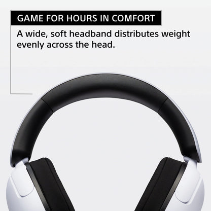 Sony INZONE H3 Wired Gaming Headphones With Mic, PS5 Headphones, Over-Ear, Personalized 360 Spatial Sound, Discord Certified MDR-G300 (White)