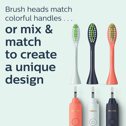 Philips One by Sonicare Battery Toothbrush, Mint Light Blue, HY1100/03