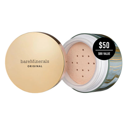 bareMinerals Deluxe Original Loose Mineral Foundation SPF 15 - Holiday Limited Edition Size $88 value - Fair