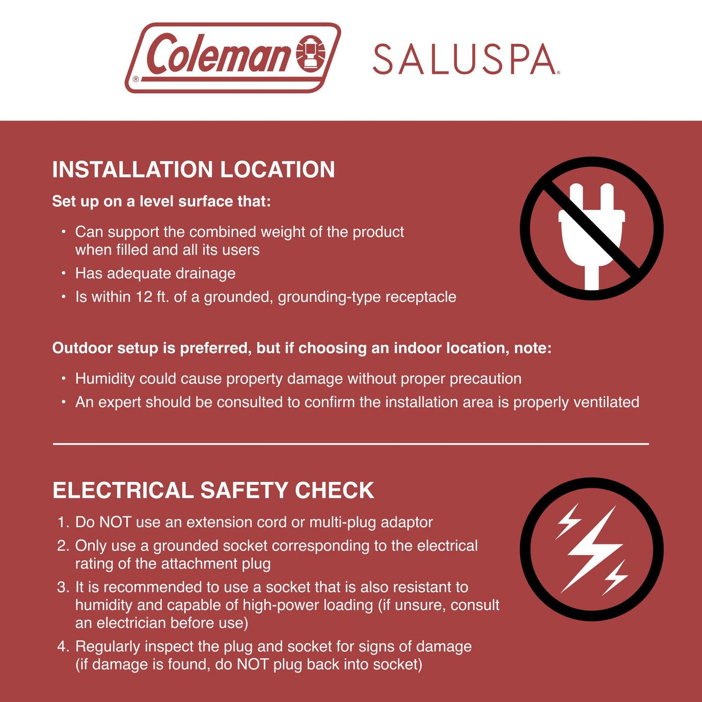 Coleman SaluSpa AirJet 4 to 6 Person Inflatable Hot Tub Square Portable Outdoor Spa with 114 Soothing AirJets and Insulated Cover, Gray