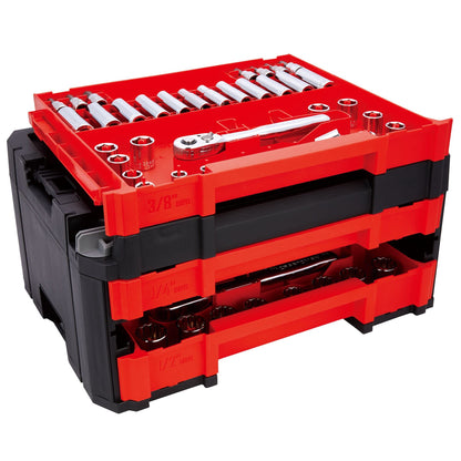 CRAFTSMAN Mechanics Tool Set, 230-Piece Hand Tool and Socket Set with 3-Drawer Tool Box (CMMT45305)