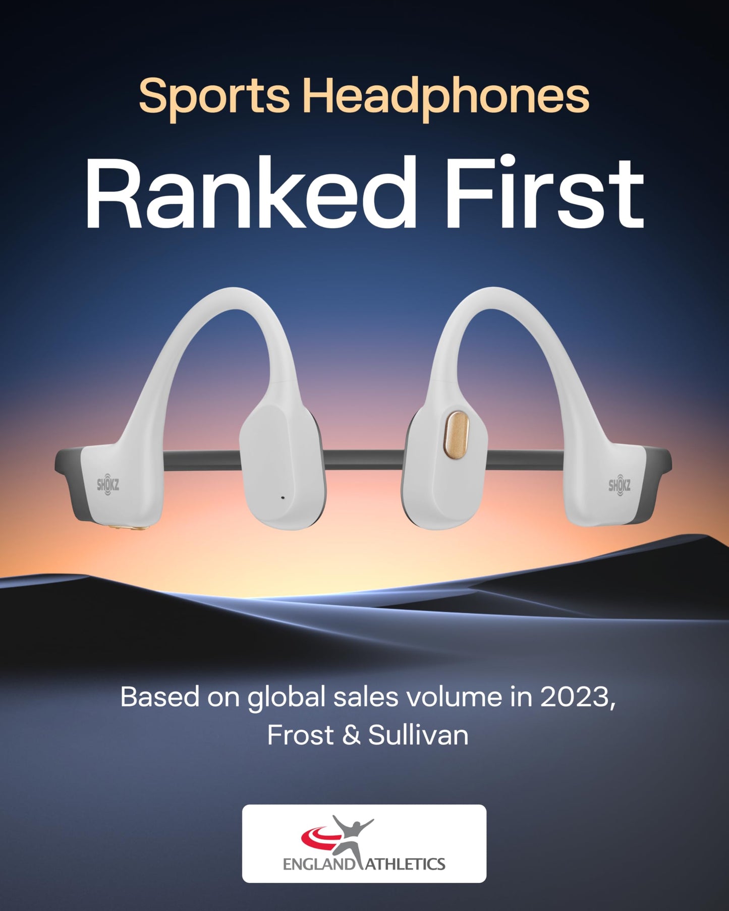 SHOKZ OpenSwim Pro - Open-Ear Bluetooth & MP3 Bone Conduction Sport Headphones, Swimming Headphones, IP68 Waterproof, White