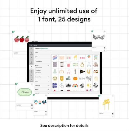 Cricut Maker 4 - Smart Cutting Machine (Seashell) | Digital Content Bundle - Includes Images in Design Space App