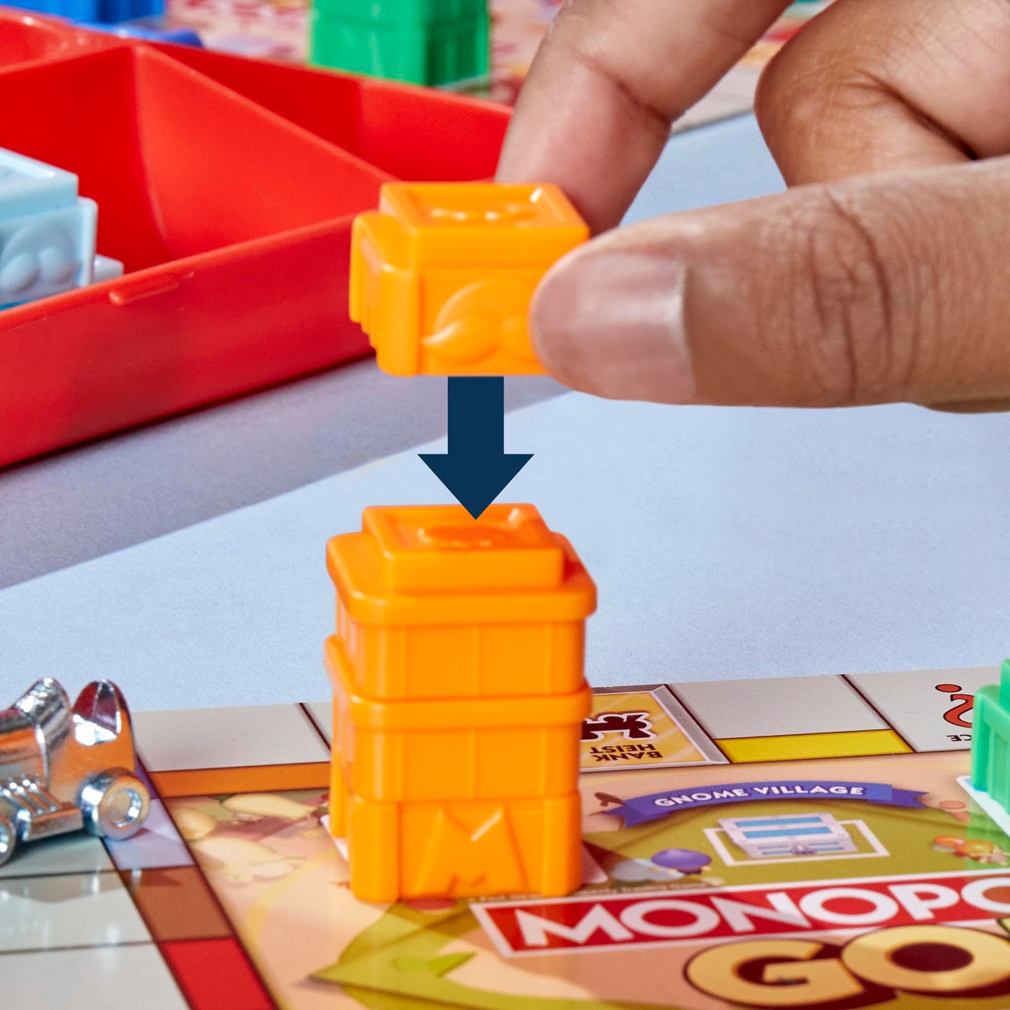 Monopoly GO! Board Game | Inspired by The Popular Mobile Board Game | Ages 8+ | 2-4 Players | 15 Mins. | Family Games | Travel Games for Kids and Adults