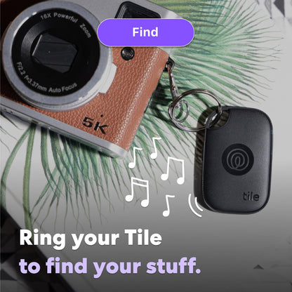 Tile by Life360 Pro (2024) - Powerful Bluetooth Tracker, Key Finder and Item Locator for Keys Bags, and More. Both iOS and Android Compatible. Phone Finder. 4-Pack (Black/White)