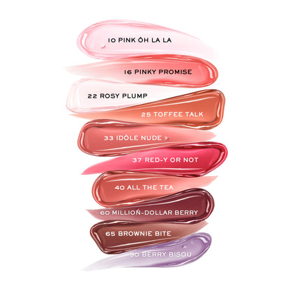 Lancôme Lip Idôle JuicyTreat Oil-in-Gloss -24HR Hydrating Gloss with Squalane for Instant Shine - 10 PINK ÔH LA LA