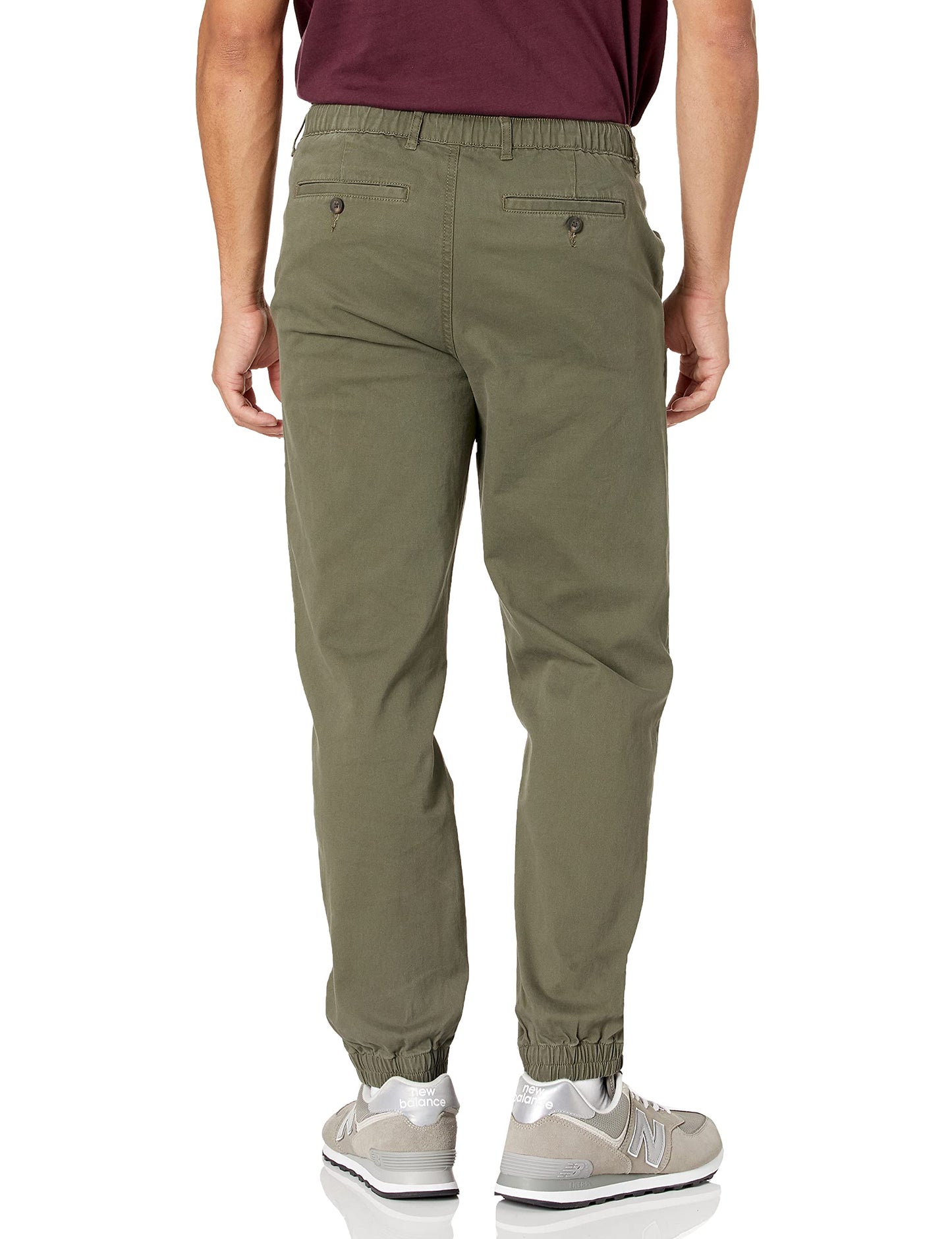 Amazon Essentials Men's Straight-Fit Jogger Pant, Olive, X-Large