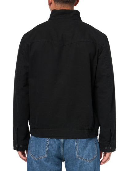 Levi's Men's Cotton Canvas Harrington Jacket, Black