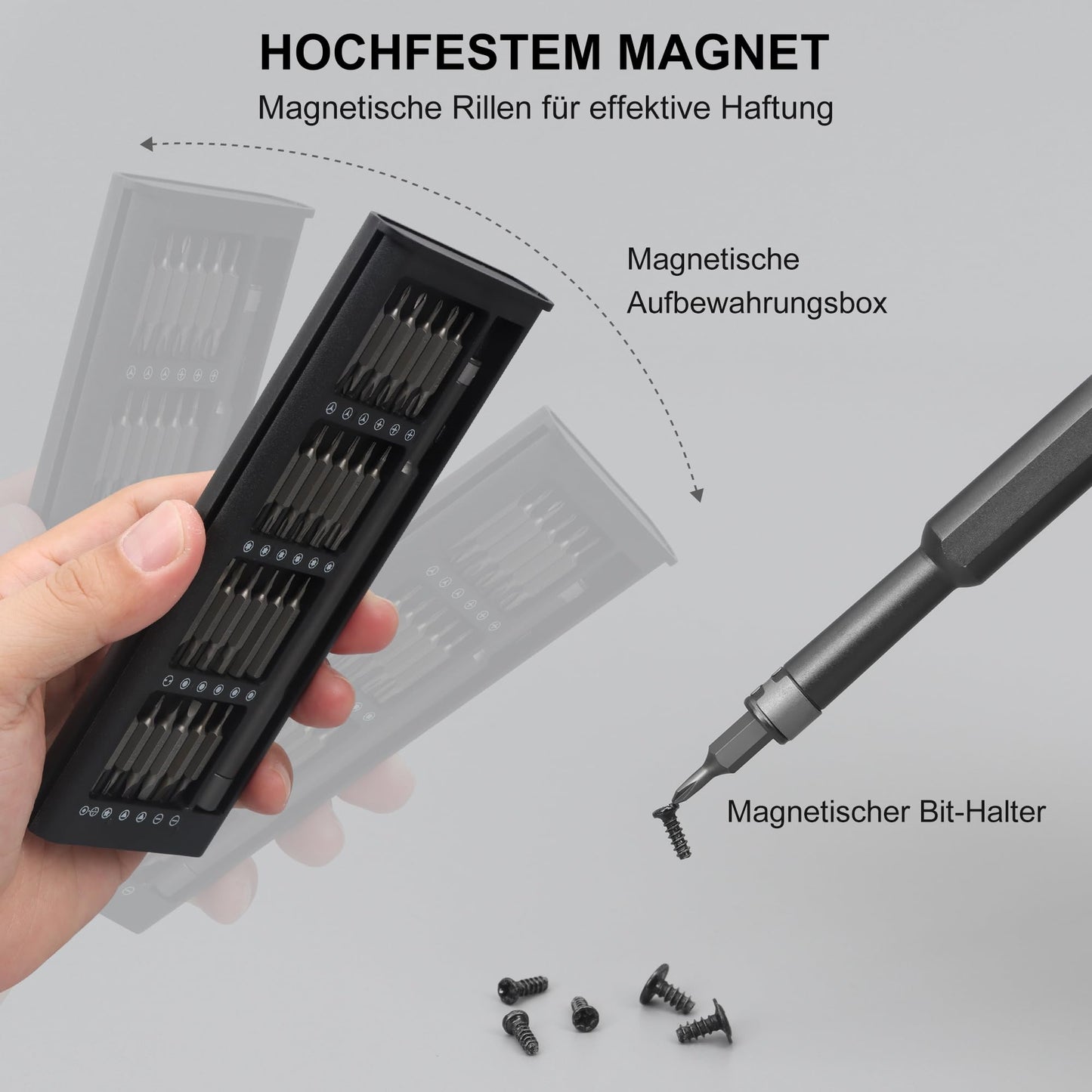 Precision Screwdriver Set 49 in 1 SHARDEN Small Screwdriver Set Magnetic Repair Tool Kit for Laptop, iPhone, Cell Phone, PC, MacBook, Tablet, Computer, PS5, PS4, Electronic, Glasses, Watch