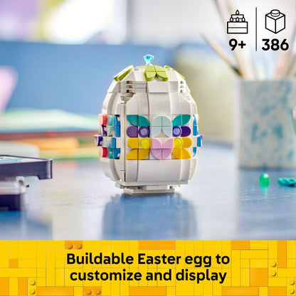 LEGO Decorative Easter Egg Building Toy for Girls & Boys - Springtime Craft Activity for Kids, Ages 8+ - Basket Stuffer or Gift Idea for Easter - 40816
